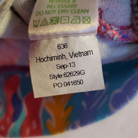 Lilly Pulitzer Hoodie Full Zip Jacket Sweatshirt Sippen Trippen Girls XS - Picture 4 of 6